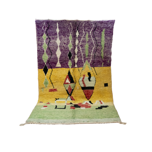 "Berber Oasis" Boujad Handmade Moroccan Rug