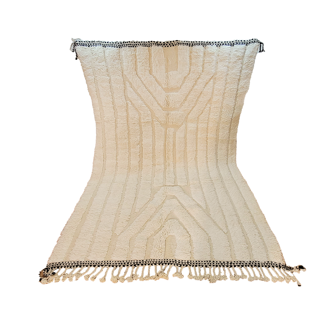 "Berber Sands" Beni Ourain Handmade Moroccan Rug