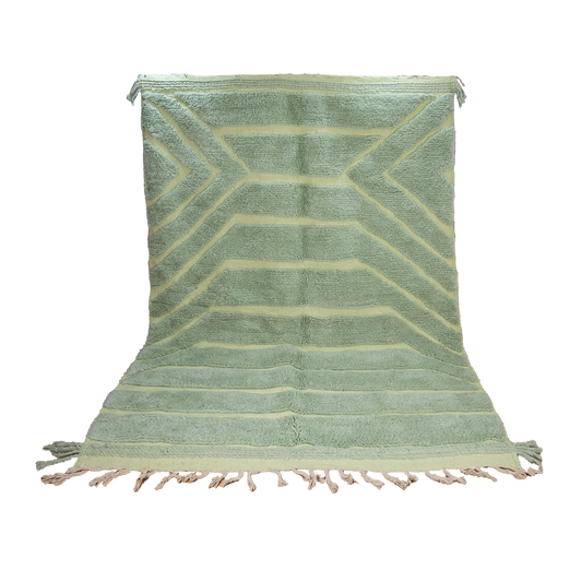 "Olive Grove" Beni Ourain Handmade Moroccan Rug