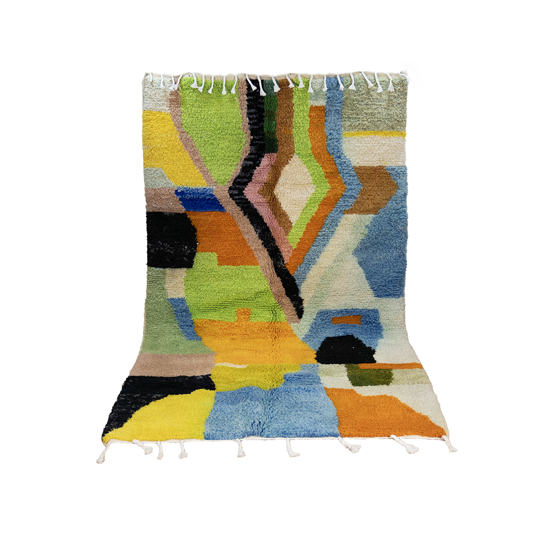 "Riad Reverie" Beni Ourain Handmade Moroccan Rug