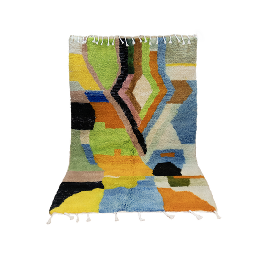 "Riad Reverie" Beni Ourain Handmade Moroccan Rug