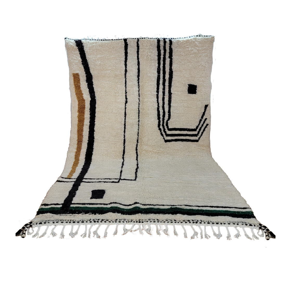 "Berber Purity" Beni Ourain Handmade Moroccan Rug