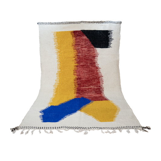 "Atlas Spectrum" Zanafi Handmade Moroccan Rug