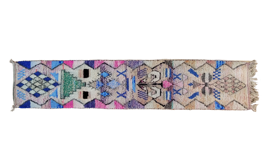 RUNBJD1001 Boujad Handmade Moroccan Runner