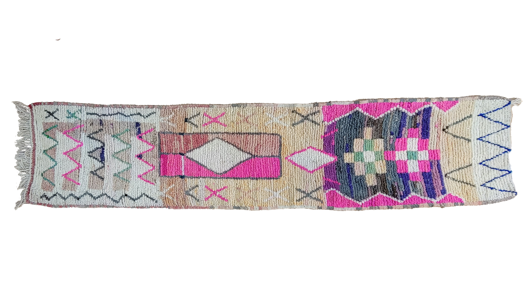 RUNBJD1002 Boujad Handmade Moroccan Runner