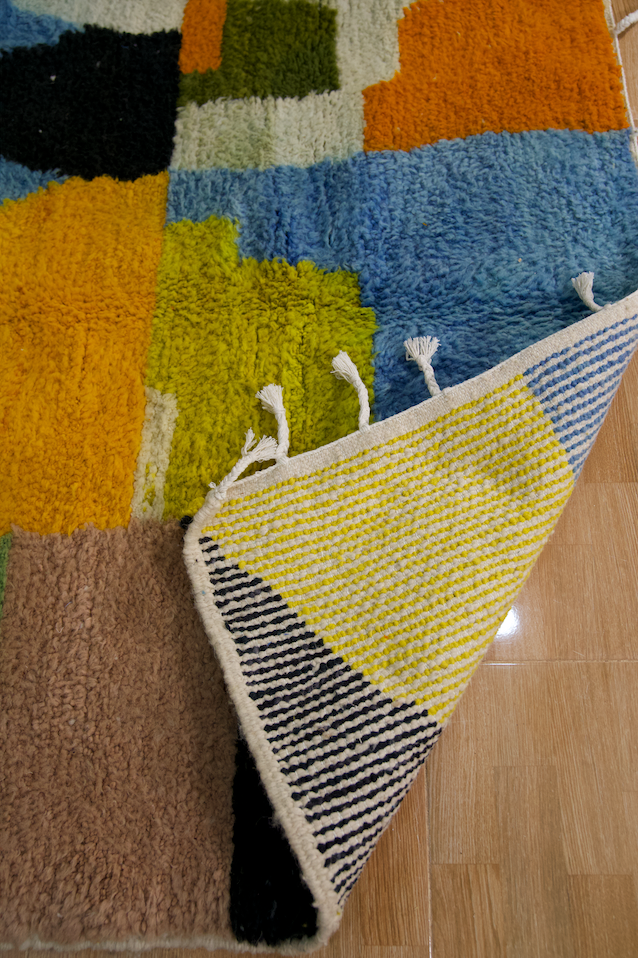 "Riad Reverie" Beni Ourain Handmade Moroccan Rug