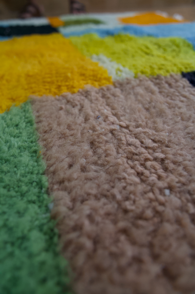 "Riad Reverie" Beni Ourain Handmade Moroccan Rug