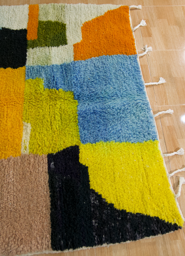 "Riad Reverie" Beni Ourain Handmade Moroccan Rug