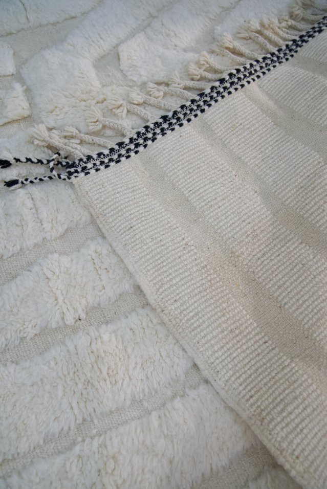 "Berber Sands" Beni Ourain Handmade Moroccan Rug