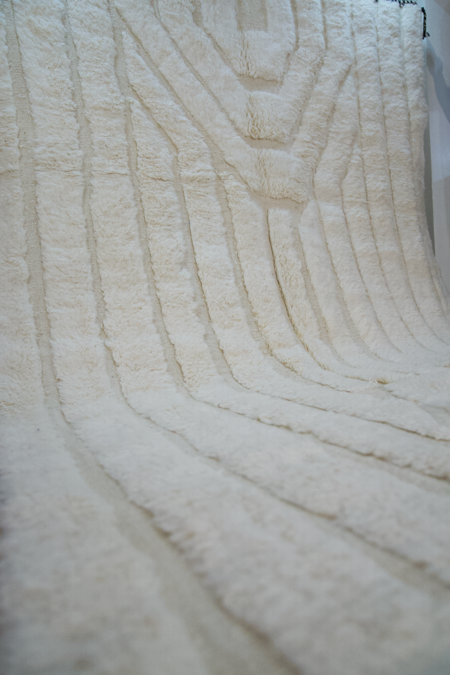 "Berber Sands" Beni Ourain Handmade Moroccan Rug