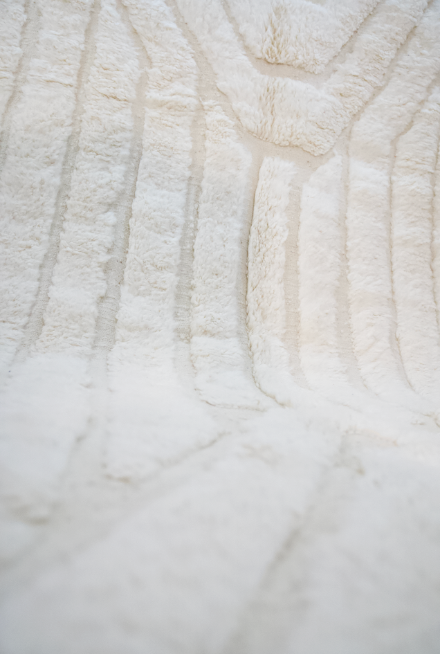 "Berber Sands" Beni Ourain Handmade Moroccan Rug