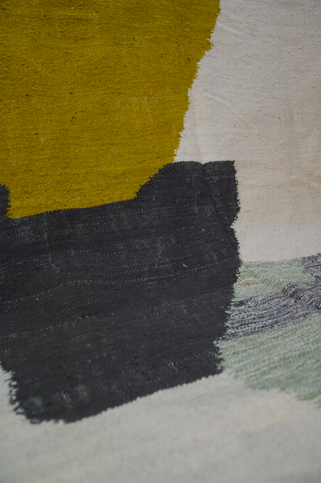 "Geometric Mirage" Zanafi Handmade Moroccan Rug