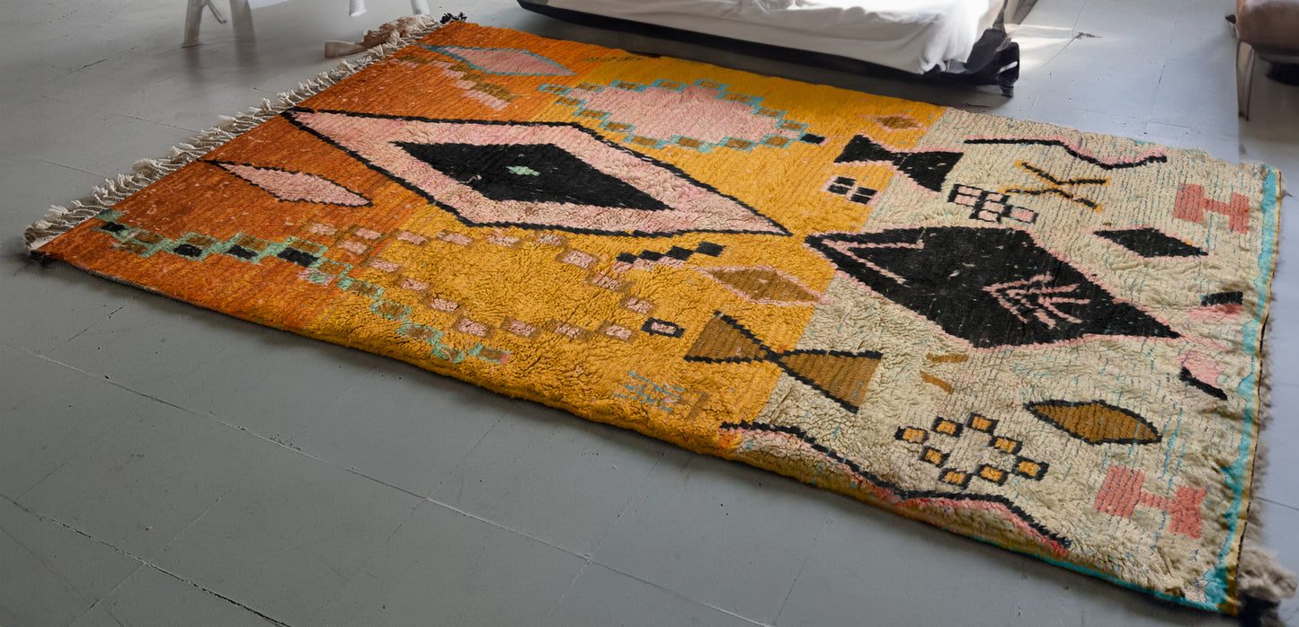 "Sahara Gradient" Boujad Handmade Moroccan Rug