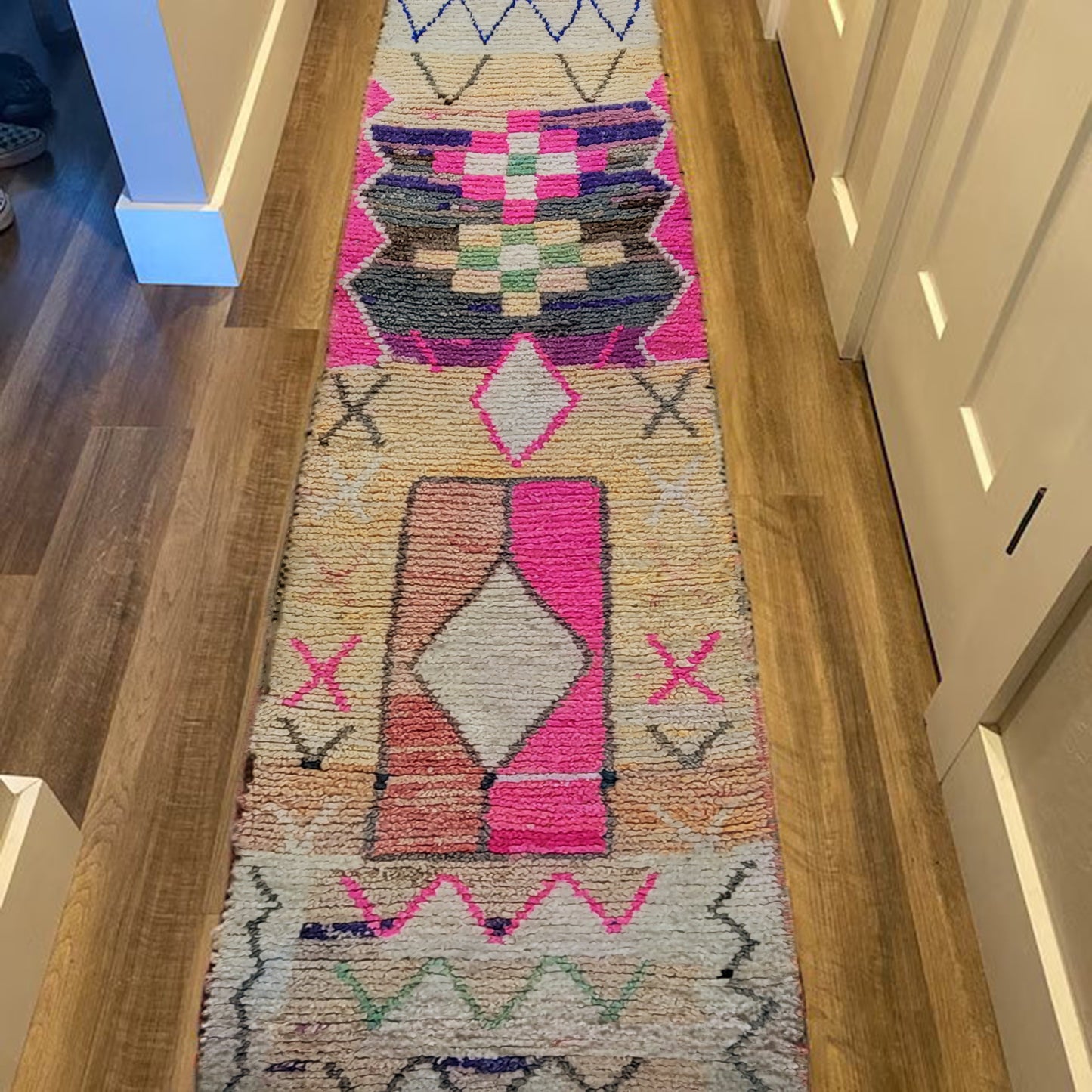 RUNBJD1002 Boujad Handmade Moroccan Runner